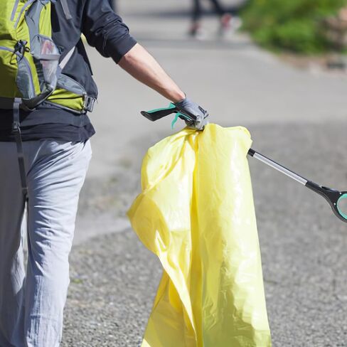 Luxshiny Foldable Trash Grabber Clip Lightweight Quick Clamp Litter Picker Tool Portable Sanitation Grabber for Waste Collection Green in Kuwait