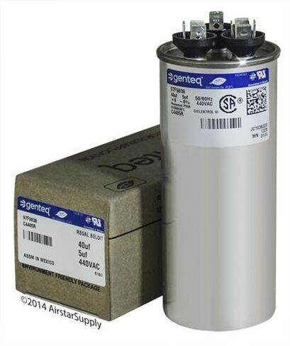HC98KA041 - 40 + 5 فائق التوهج MFD 440 فولت VAC - ترقية مكثف التشغيل المزدوج الدائري براينت | تشغيل مزدوج دائري in Kuwait