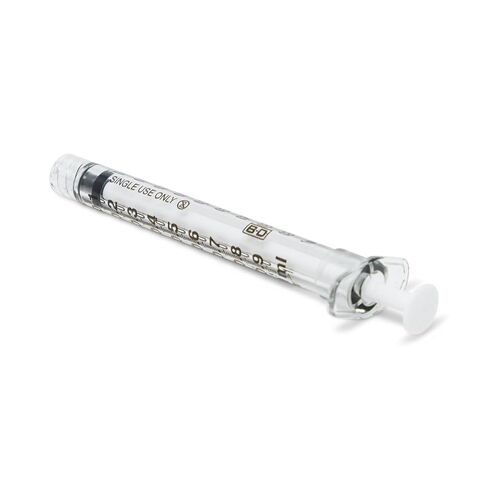حقنة BD Luer-Lok فقط، 1 مل، رقم 309628، (100 قطعة) in Kuwait