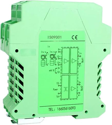 0-20ma 4-20ma صناعة الإخراج إشارة توزيع التناظرية إشارة المعزل DC24V AC220V الجهد العرض (1 في 2 خارج، 0-10MA_DC24V_0-20MA خارج) in Kuwait