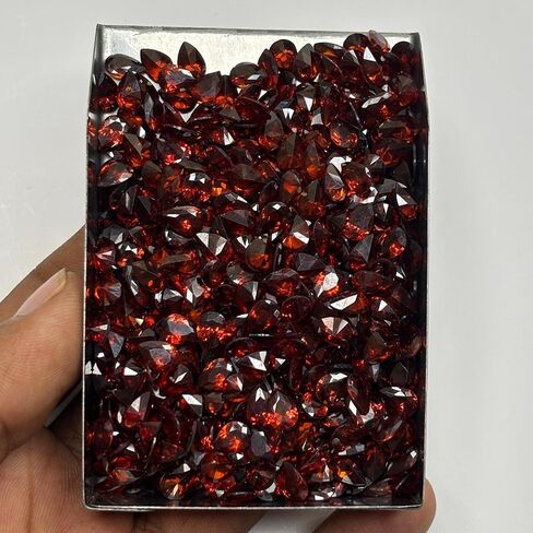 Certified Natural Fire Orange Sapphire 7x5 mm 10.80 Ct Pear Cut Lot Gemstone in Kuwait