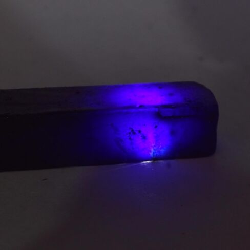 CERTIFIED 184.65 Ct Purple UnCut Natural Sapphire Rough Gemstone Earth Mined in Kuwait