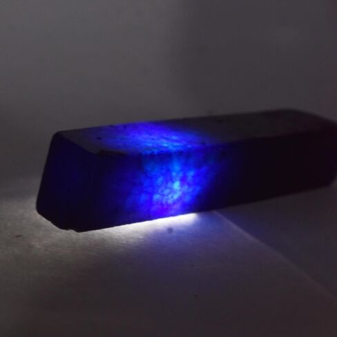 CERTIFIED 184.65 Ct Purple UnCut Natural Sapphire Rough Gemstone Earth Mined in Kuwait