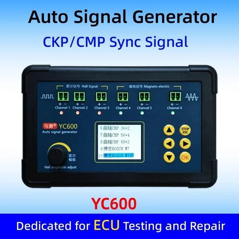 YC600 Vehicle Signal Simulator Synchronized Crankshaft Camshaft Signal Generator Motorcycle Auto Car CKP CMP Generator in Kuwait