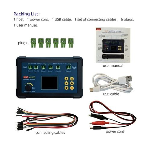 YC600 Vehicle Signal Simulator Synchronized Crankshaft Camshaft Signal Generator Motorcycle Auto Car CKP CMP Generator in Kuwait