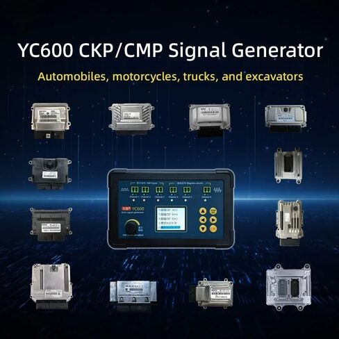 YC600 Vehicle Signal Simulator Synchronized Crankshaft Camshaft Signal Generator Motorcycle Auto Car CKP CMP Generator in Kuwait