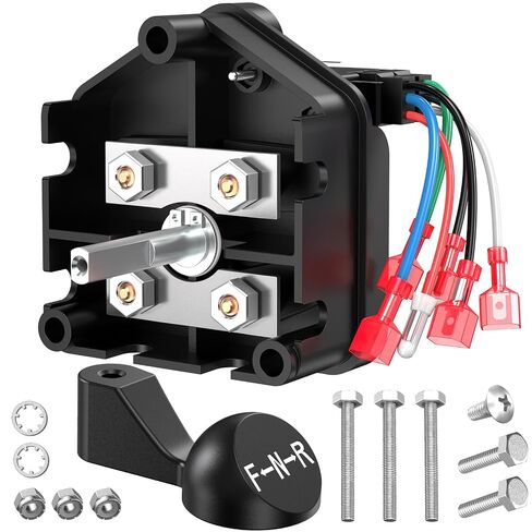 Club Car DS 48V Forward Reverse Switch with Handle, Golf Cart 48 Volt Forward and Reverse Switch for Club Car DS 1996-Up and Tempo 2018-Up, FWD REV Switch Assembly OEM# 101753005 1012987 in Kuwait