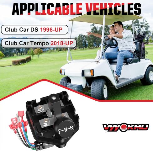 Club Car DS 48V Forward Reverse Switch with Handle, Golf Cart 48 Volt Forward and Reverse Switch for Club Car DS 1996-Up and Tempo 2018-Up, FWD REV Switch Assembly OEM# 101753005 1012987 in Kuwait