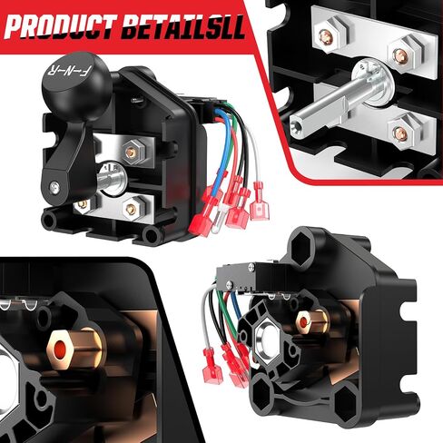 Club Car DS 48V Forward Reverse Switch with Handle, Golf Cart 48 Volt Forward and Reverse Switch for Club Car DS 1996-Up and Tempo 2018-Up, FWD REV Switch Assembly OEM# 101753005 1012987 in Kuwait