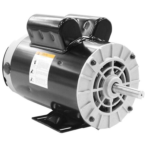 DDL New 198FA 3.7HP، 17.2A/230V محركات كهربائية لضاغط الهواء، 56 إطارًا، 3450 دورة في الدقيقة، قطر العمود 5/8 بوصة، محرك مصنف NEMA، يستبدل محركات 5HP SPL المصنفة 15-17AMPS، أسود، 41x21x26 سم in Kuwait