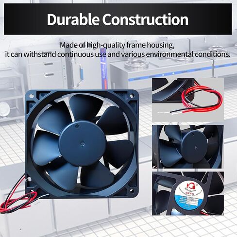 𝐎𝐄𝐌 2 قطعة W0301101 W0301112 محرك مروحة المبخر - 24 فولت تيار مستمر بدون فرش متوافق مع وحدات التبريد البديلة لمحرك المروحة Atosa MGF8401GR، MGF8402، MGF8401 in Kuwait