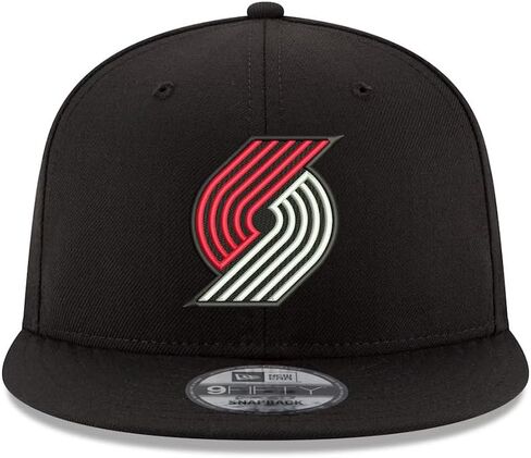 قبعة نيو إيرا بورتلاند تريل بليزرز 9FIFTY 2026 Playoffs Snapback، قبعة قابلة للتعديل باللون الأسود in Kuwait