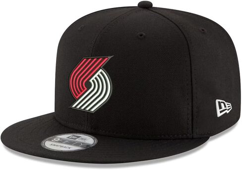 قبعة نيو إيرا بورتلاند تريل بليزرز 9FIFTY 2026 Playoffs Snapback، قبعة قابلة للتعديل باللون الأسود in Kuwait