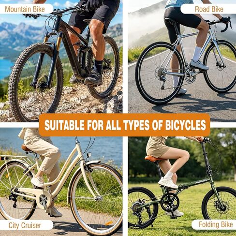 Bike Brake Cable Kit, Bicycle Brake Cable Kit, Universal Bike Shifter Cable, Bike Brake Wire Set with Bike Cable End Caps, O-Rings and Copper Sleeves, Bicycle Cable Housing Kit for Mountain Road Bike in Kuwait