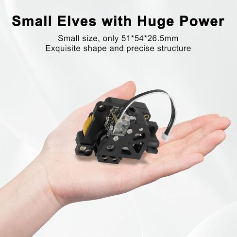 Bamboo Lab X1 Extruder Unit for X1, X1C, X1 Carbon 3D Printer, Hardened Steel Dual Gear,Complete Toolhead Extruder Assembly Replacement Parts,High Extrusion Force,Anti-Slip for Tough Filament in Kuwait