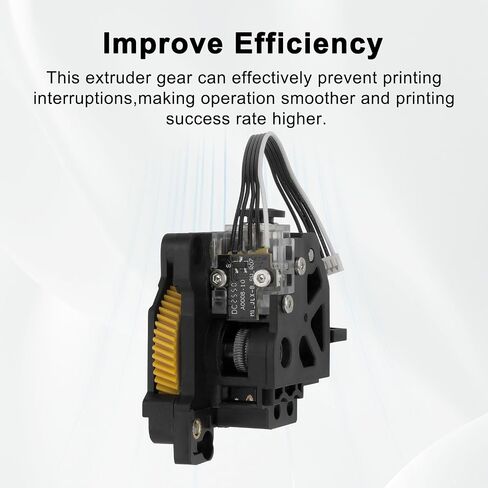 Bamboo Lab X1 Extruder Unit for X1, X1C, X1 Carbon 3D Printer, Hardened Steel Dual Gear,Complete Toolhead Extruder Assembly Replacement Parts,High Extrusion Force,Anti-Slip for Tough Filament in Kuwait