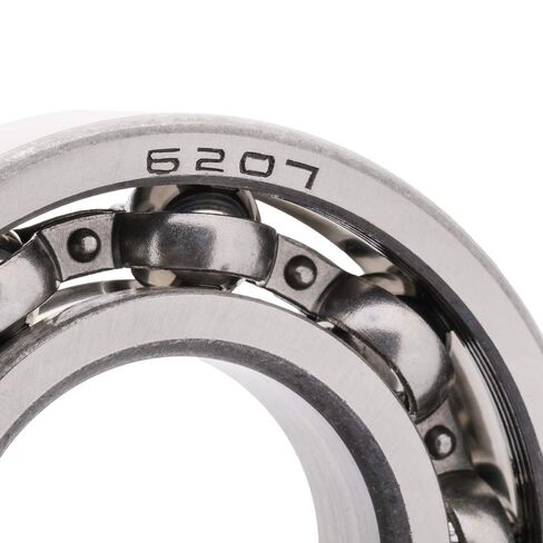 [1-Pack] 6207-OPEN - Deep Groove Radial Ball Bearing 35 mm x 72 mm x 17 mm (ID x OD x Width) with Open Style Seal in Kuwait