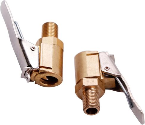 Car Tyre Nozzle Clamp Car Motorcycles Bike Air Chuck Inflator Inflatable Adapter Connector in Kuwait