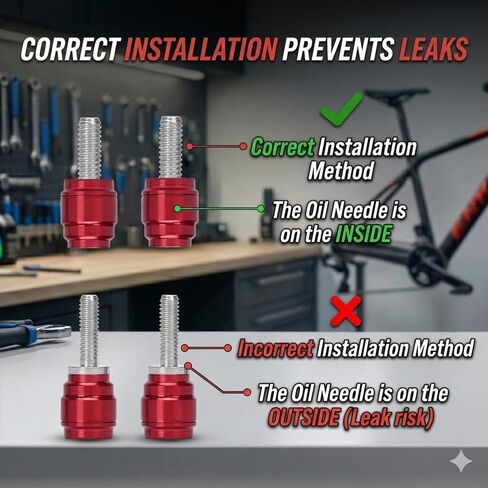 10 مجموعات زيتون الفرامل الهيدروليكية ومجموعة إدراج لـ SRAM Avid Stealth-a-majig - موصل تثبيت سريع لخرطوم 5 مم - زيتون ألومنيوم أحمر وإبر فولاذية مع مفتاح T8 in Kuwait