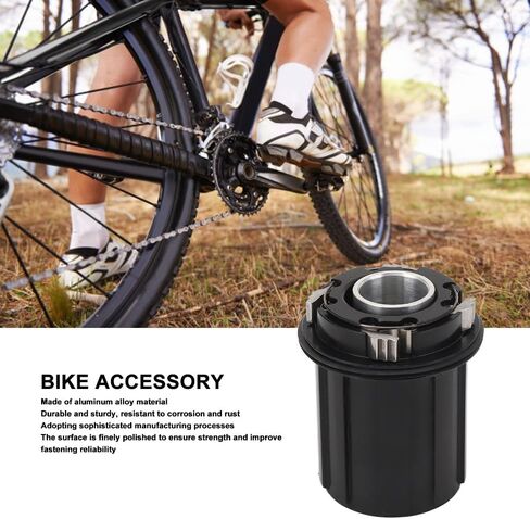 Speed Bicycle Freehub Body for HG Cassette – Aluminum Alloy 15mm Thru Axle, 2 Bearing Replacement for Mountain and Road Bike, 108 Rings 4 Pawl Design in Saudi Arabia