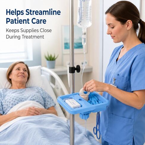 Iv Drip Stand Storage Tray Product Holder Pole Drip Clamp for Hospital in Saudi Arabia