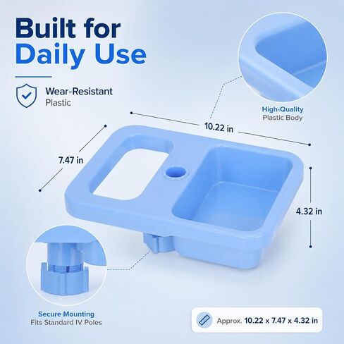 Iv Drip Stand Storage Tray Product Holder Pole Drip Clamp for Hospital in Saudi Arabia