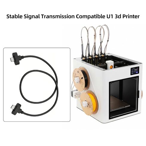 Print Head USB Cable for Snapmaker-U1: Replacement Connecting Cord with Fasten Screws OEM Part for Hotend PCBA Adapter Board Compatible with 3D Printer Snapmaker U1 in Kuwait