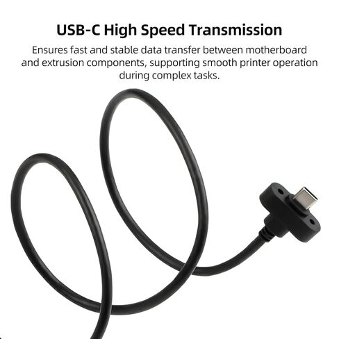 Print Head USB Cable for Snapmaker-U1: Replacement Connecting Cord with Fasten Screws OEM Part for Hotend PCBA Adapter Board Compatible with 3D Printer Snapmaker U1 in Kuwait
