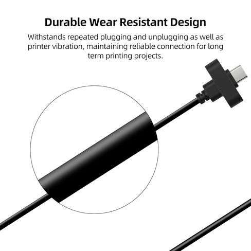 Print Head USB Cable for Snapmaker-U1: Replacement Connecting Cord with Fasten Screws OEM Part for Hotend PCBA Adapter Board Compatible with 3D Printer Snapmaker U1 in Kuwait
