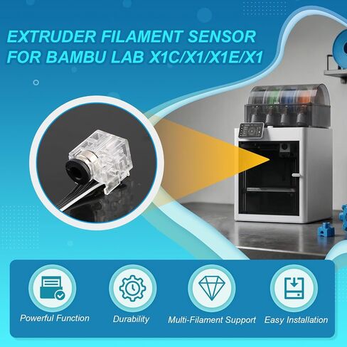 مستشعر خيوط الطارد لملحقات الطابعة ثلاثية الأبعاد Bambu Lab X1C/X1/X1E/X1 مع الأدوات in Kuwait