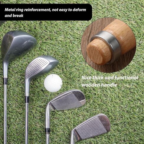 Golf Grip Removal Tool, Tape Stripper Remover Tool, Golf Grip Replacement Kit Grips Remover Saver Carbon Steel, Wooden Handle, Perfect for Regripping Graphite and Golf Club Steel Shafts in Kuwait