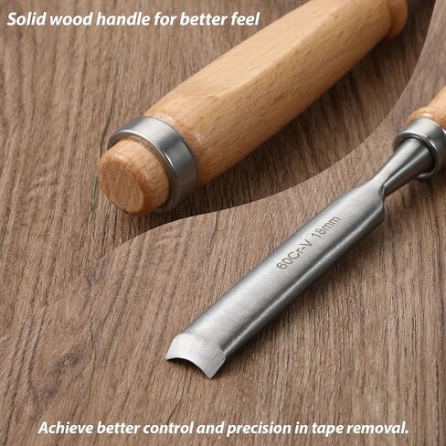 Golf Grip Removal Tool, Tape Stripper Remover Tool, Golf Grip Replacement Kit Grips Remover Saver Carbon Steel, Wooden Handle, Perfect for Regripping Graphite and Golf Club Steel Shafts in Kuwait