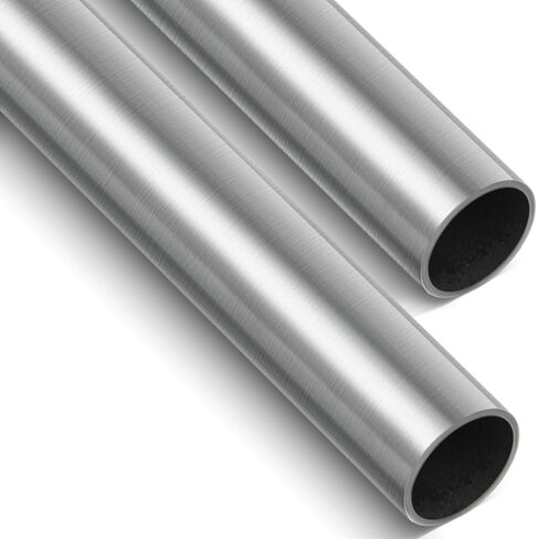 Hicarer 2 Pcs 1-1/2" OD 304 Stainless Steel Tubing 0.06" Wall Thickness 24 Inch Length Thickened 1.5" Exhaust Pipe Round Metal Tube Stainless Steel Pipe Wall Weldable Tubing in Kuwait