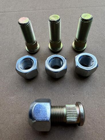 4 قطعة 1/2 "-20 عجلة مسمار 116-1696 مع العروة المكسرات لاستبدال تورو Exmark مهويات Staris Lazer Z E S X Staris جزازة العشب in Kuwait