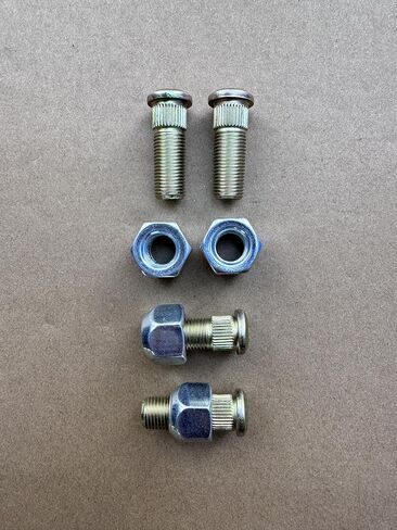 4 قطعة 1/2 "-20 عجلة مسمار 116-1696 مع العروة المكسرات لاستبدال تورو Exmark مهويات Staris Lazer Z E S X Staris جزازة العشب in Kuwait