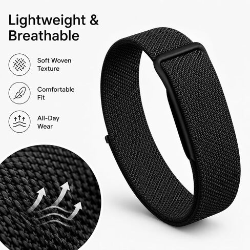 Band for Google Fitbit Air, Breathable Replacement Sport Strap with Classic Buckle, Water & Sweat Resistant, Adjustable Replacement Strap Compatible with Google Fitbit Air Fitness Tracker in Kuwait