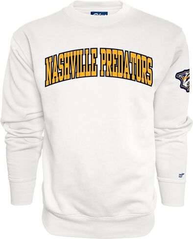 Blue 84 NHL unisex-adult Nhl Officially Licensed Crewneck Sweatshirt Sleeve Logo White in Kuwait