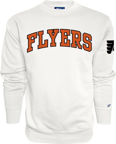 Blue 84 NHL unisex-adult Nhl Officially Licensed Crewneck Sweatshirt Sleeve Logo White in Kuwait