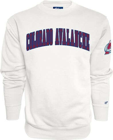 Blue 84 NHL unisex-adult Nhl Officially Licensed Crewneck Sweatshirt Sleeve Logo White in Kuwait