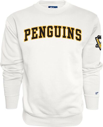 Blue 84 NHL unisex-adult Nhl Officially Licensed Crewneck Sweatshirt Sleeve Logo White in Kuwait