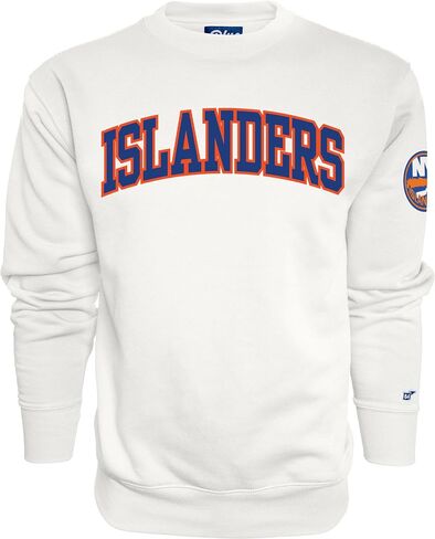 Blue 84 NHL unisex-adult Nhl Officially Licensed Crewneck Sweatshirt Sleeve Logo White in Kuwait