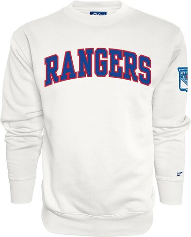 Blue 84 NHL unisex-adult Nhl Officially Licensed Crewneck Sweatshirt Sleeve Logo White in Kuwait