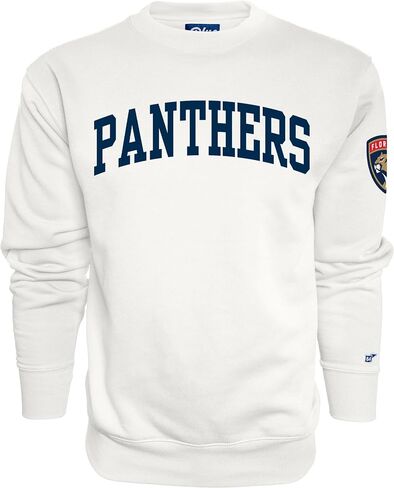Blue 84 NHL unisex-adult Nhl Officially Licensed Crewneck Sweatshirt Sleeve Logo White in Kuwait