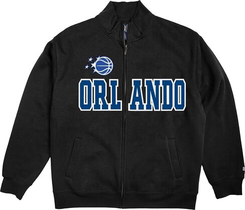 Blue 84 NBA Officially Licensed Full Zip Sweatshirt Twill Applique Embroidery Shield in Kuwait