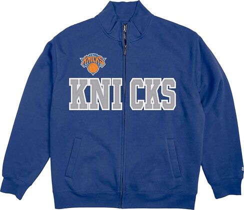 Blue 84 NBA Officially Licensed Full Zip Sweatshirt Twill Applique Embroidery Shield in Kuwait