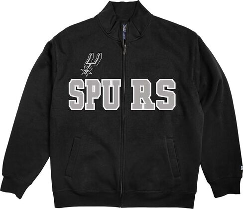 Blue 84 NBA Officially Licensed Full Zip Sweatshirt Twill Applique Embroidery Shield in Kuwait