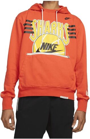 هودي Nike Dri-fit Standard Issue لكرة السلة للرجال مقاس X-Large أحمر هابانيرو in Kuwait