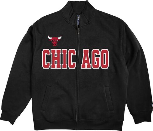 Blue 84 NBA Officially Licensed Full Zip Sweatshirt Twill Applique Embroidery Shield in Kuwait