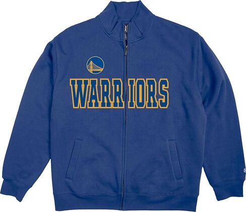 Blue 84 NBA Officially Licensed Full Zip Sweatshirt Twill Applique Embroidery Shield in Kuwait