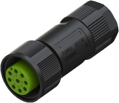 9-pin 5A الطيران الصناعي موصل كهربائي M20 مقاوم للماء IP68 أنثى التوصيل ذكر لوحة مقابس جبل (Ec09681-1102-bf 5a) in Kuwait